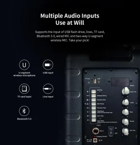 Edifier A38S Professional Portable Karaoke | PA Speaker | Mic Support - Image 10