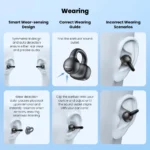 Edifier Comfo Q Open-Ear Sports Earbuds | Secure Fit | 32H Battery - Image 4