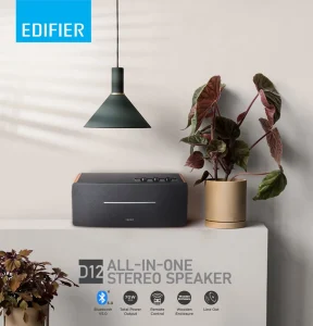 Edifier D12 Classic Wooden Bluetooth Speaker | 70W High Power - Image 2