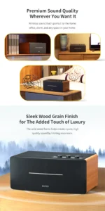 Edifier D12 Classic Wooden Bluetooth Speaker | 70W High Power - Image 9