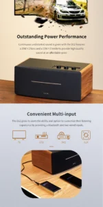 Edifier D12 Classic Wooden Bluetooth Speaker | 70W High Power - Image 6