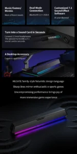 Edifier G1500 BAR Virtual 7.1 Surround Sound Gaming Soundbar - Image 8