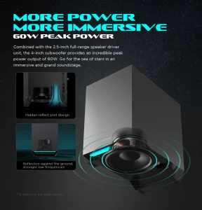 Edifier G1500 MAX 2.1 Gaming Speakers with Subwoofer & RGB - Image 9