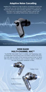 Edifier NeoBuds Pro 3 Flagship ANC Earbuds | -50dB Noise Cancellation & Spatial Audio - Image 11