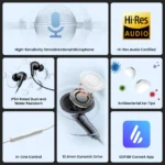Edifier P230 USB-C Wired Earbuds with Mic | Hi-Res Audio Certified - Image 24