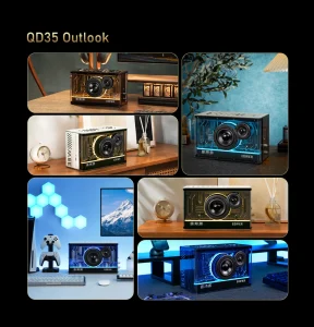 Edifier QD35 Retro Bluetooth Speaker with 35W GaN Fast Charger - Image 4