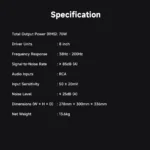 Edifier T5 Powered Active Subwoofer | 8-Inch Driver & 70W RMS - Image 3