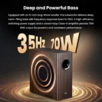 Edifier T5s Speaker | Low Pass Filter | 8-inch Powered Active Subwoofer - Image 11
