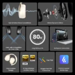 Edifier WH950NB [New Version] Hi-Res Wireless ANC Headphones | Up to 80H Playtime - Image 11