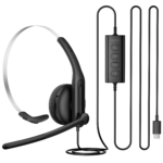 Edifier CC100 Wired Mono Headset | AI Noise Cancelling Mic