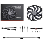 Noctua NF-A14x25 G2 PWM chromax.black | Next-Gen Black Round 140mm Fan - Image 2