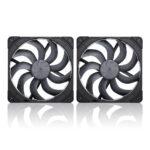 Noctua NF-A14X25 G2 PWM SX2-PP chromax.black Next-Gen Black 140mm Dual Fan Set - Image 5